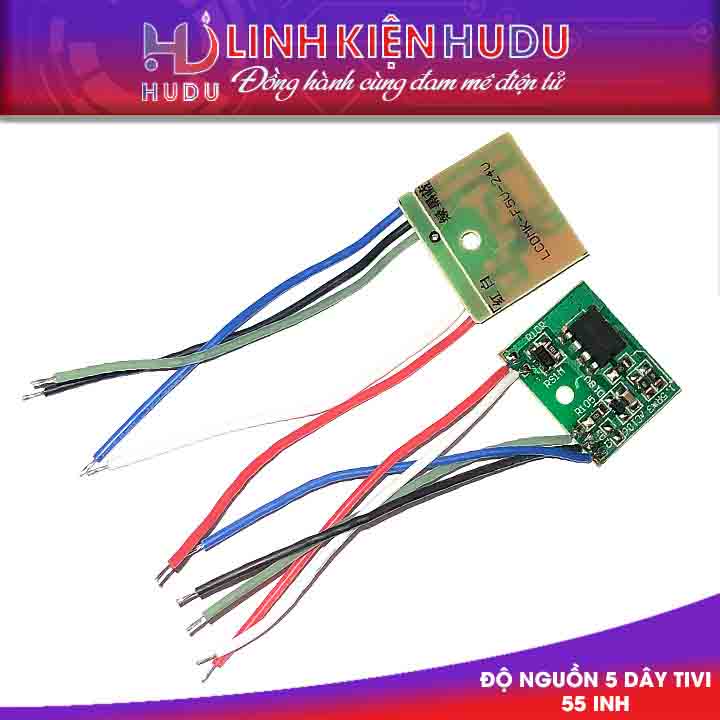 Độ nguồn 5 dây tivi từ 55 inch trở xuống